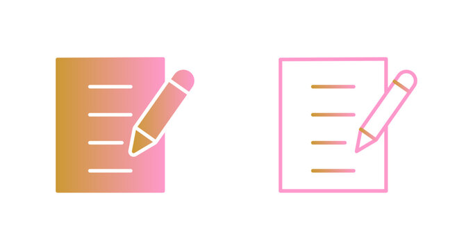 Personalized Note Icon Design