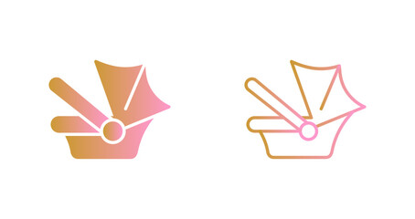 Car Seat Safety Icon Design