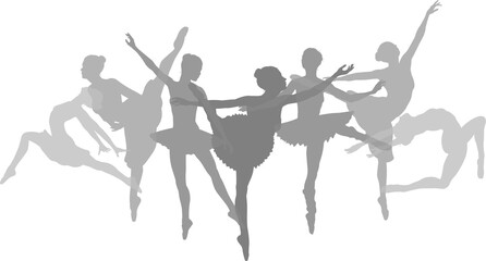 Ballet Dancer Silhouette Dancers Poses Silhouettes © Christos Georghiou