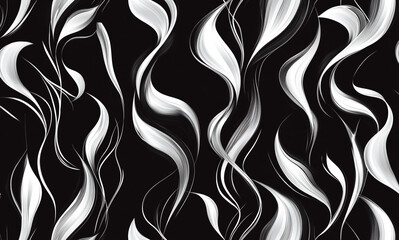 Fototapeta premium seamless pattern with black and white background
