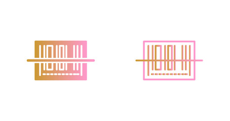 Barcode Shipping Icon Design