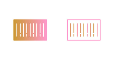 Barcode Label Icon Design