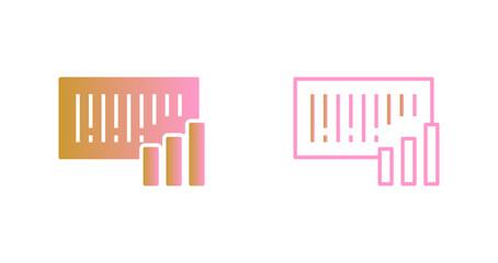 Barcode Analytics Icon Design