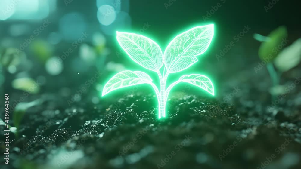 Poster harmony of nature and technology: sustainable seed planting and digital technology fusion in uhd ima