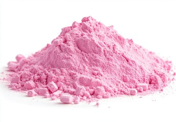 Obraz premium Bright Pink Powder Pile for Creative Art and Craft Projects