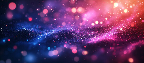 Fototapeta premium abstract background with bokeh lights