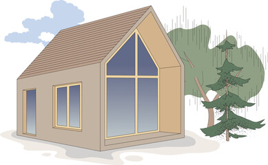 Country Cozy Cabin for Summer Vacation