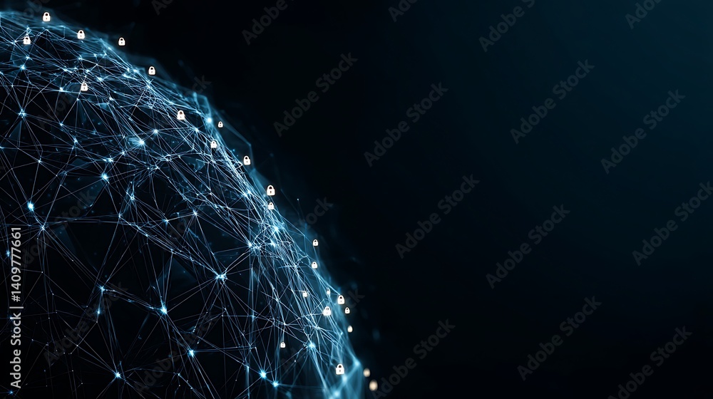 Aufkleber protect your global data with advanced security solutions
