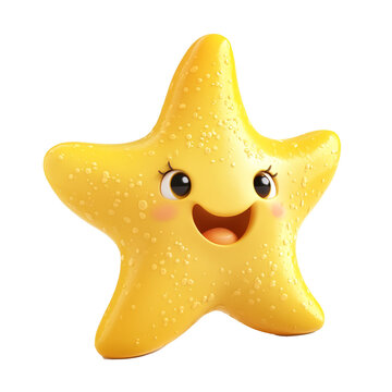 golden star shaped cookie on the PNG background