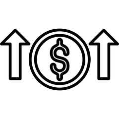 Profit Icon Vector Element