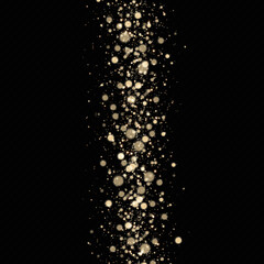 Dust sparks and stars shine with a special light. Christmas light effect. Glittering particles of magic dust.Vector sparkles on a transparent background.