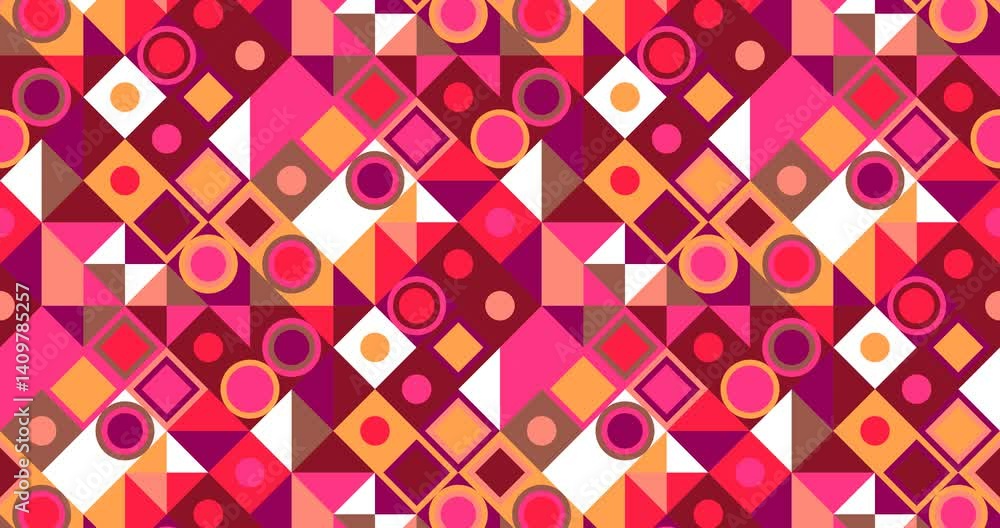 Poster colored diagonal geometric pattern background