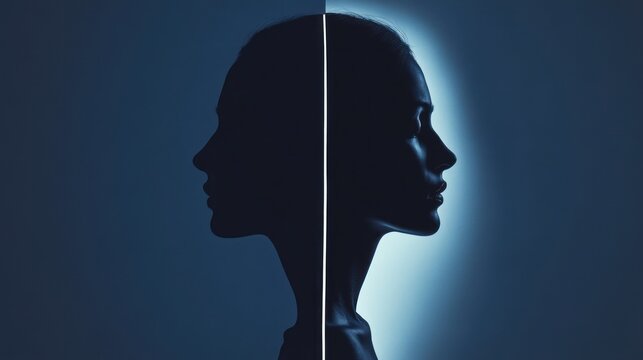 Dualities of the Mind: A Silhouette Study