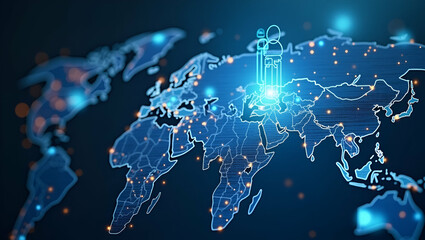 Domestic Industry Protection: Showcasing Advanced Local Production Facilities, Regulatory Support, and Strategic Measures Fortifying National Sectors - Visuals with Empty Space