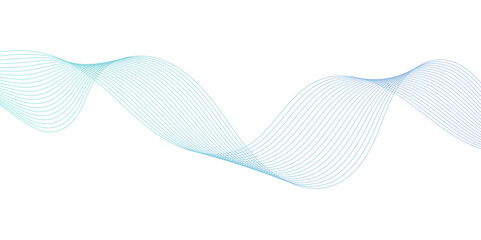 Abstract Flowing Wave Lines on White. Smooth Fluid Lines Abstract Art for background