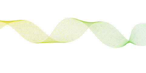 Abstract Flowing Wave Lines on White. Smooth Fluid Lines Abstract Art for background