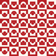 Modern Geometric Vector Seamless Pattern Digital Paper &ndash; Abstract Minimalist Background Design, Repeating Lines and Shapes, Contemporary Printable Texture for Scrapbooking, Web Design, Fabric, Package