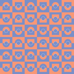 Modern Geometric Vector Seamless Pattern Digital Paper – Abstract Minimalist Background Design, Repeating Lines and Shapes, Contemporary Printable Texture for Scrapbooking, Web Design, Fabric, Package