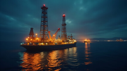 Fototapeta premium Comprehensive Evaluation of Crude Oil Trading Strategies: Leveraging Technical Analysis, Market Indicators, and Risk Management for Optimal Performance in Photo Stock Concept