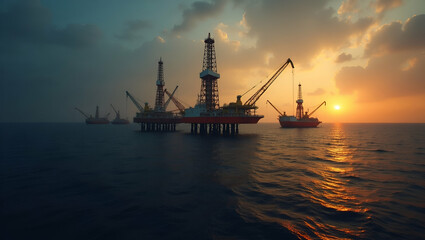 Obraz premium Comprehensive Analysis of Crude Oil Derivatives: Exploring Options, Futures, and Swaps for Risk Management and Market Capitalization in Photo Stock