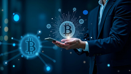 Blockchain Business Applications: Secure Digital Operations & Transparent Financial Exchanges with Decentralized Technology - Stock Images