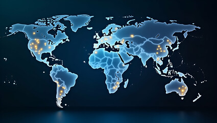 Globalization Meets Technology: Exploring Digital Disruption and Innovation Ecosystems in Business Solutions - Photo Stock Concept