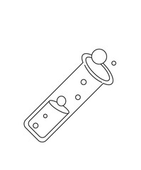 Illustration of science experiment equipment v.1