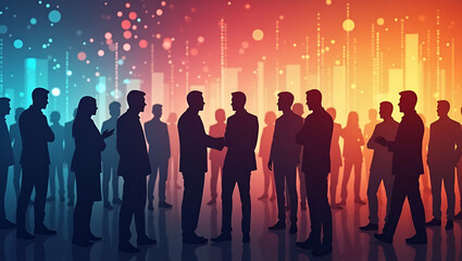 Diversity Networking Event: Premium Stock Photos for Inclusive Corporate Meetups and Engaging Professional Exchanges