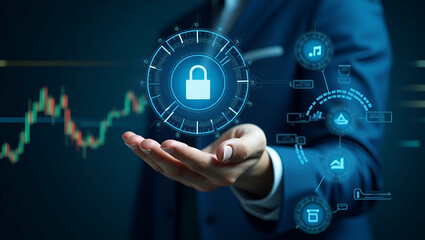 Robust Financial Risk Management: Advanced Quantitative Models & Proactive Compliance for Safeguarding Assets in Photo Stock Concept