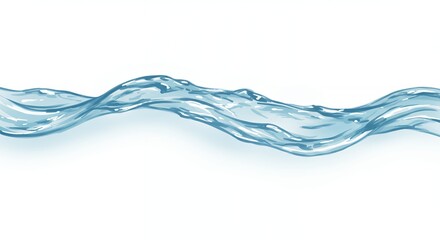 Abstract flowing water design background