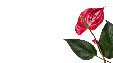 Stunning isolated flower with delicate petals set against a dramatic and elegant black background for visual impact