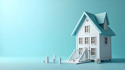 Mid-Year Financial Planning: Strategic Budgeting Graphics & Refined Fiscal Data Representation in Modern Corporate Design - Photo Stock Concept with Empty Space