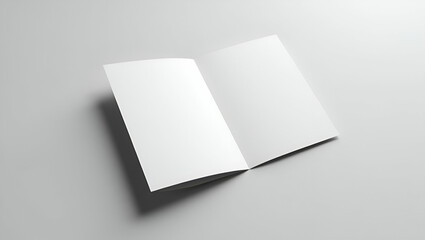 Refined Presentation Folder Mockup Design: Streamlined Layout, Modern Elegance & Professional Appeal for Corporate Collateral & Digital Portfolio Showcases in Photo Stock Concept