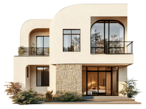 PNG Real contemporary suburb house architecture building residential.