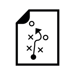 Strategy planning icon vector design.