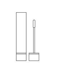 Cosmetic packaging illustration v.12