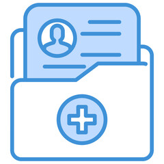 Fototapeta premium Medical Record Icon
