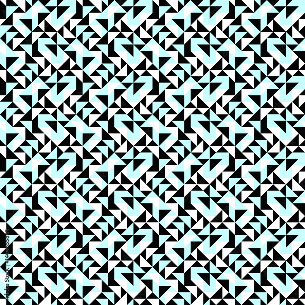 Poster seamless random three color pattern background design