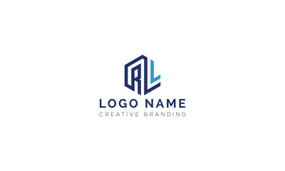 Minimalist LR Logo for Branding and Identity.