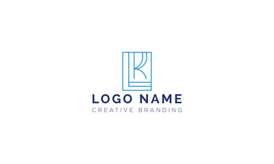 Minimalist LR Logo for Branding and Identity.