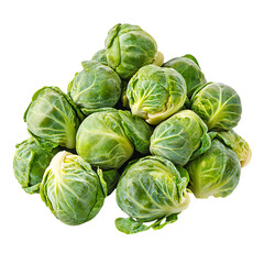 Fototapeta premium Brussels Sprouts pile png