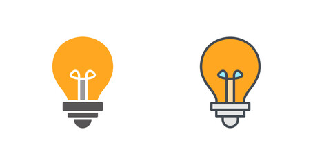 Light Bulb Icon Design