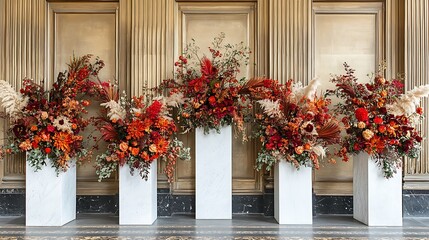 Autumn Floral Display in Grand Hall