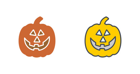 Jack-O-Lantern Icon Design