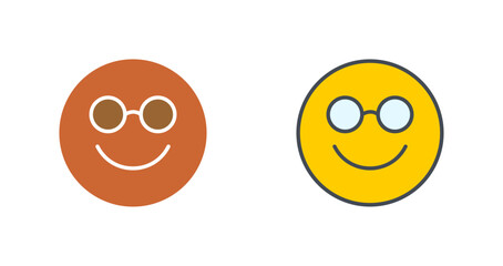 Nerd Face Icon Design