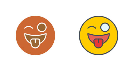 Zany Face Icon Design