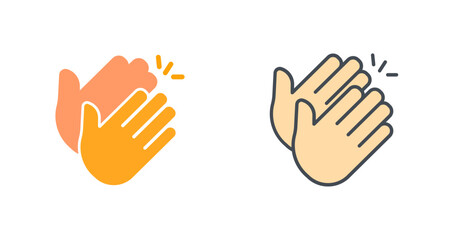 Clapping Hands Icon Design