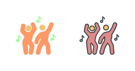 Music and Dance Icon Design