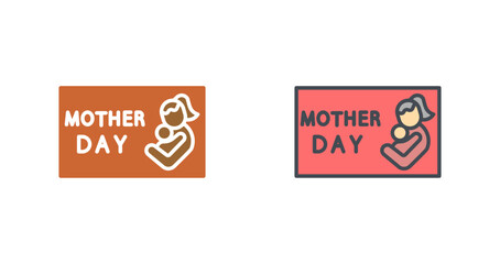 Mother's Day Banner Icon Design