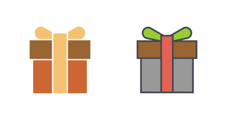 Wrapped Gift Icon Design